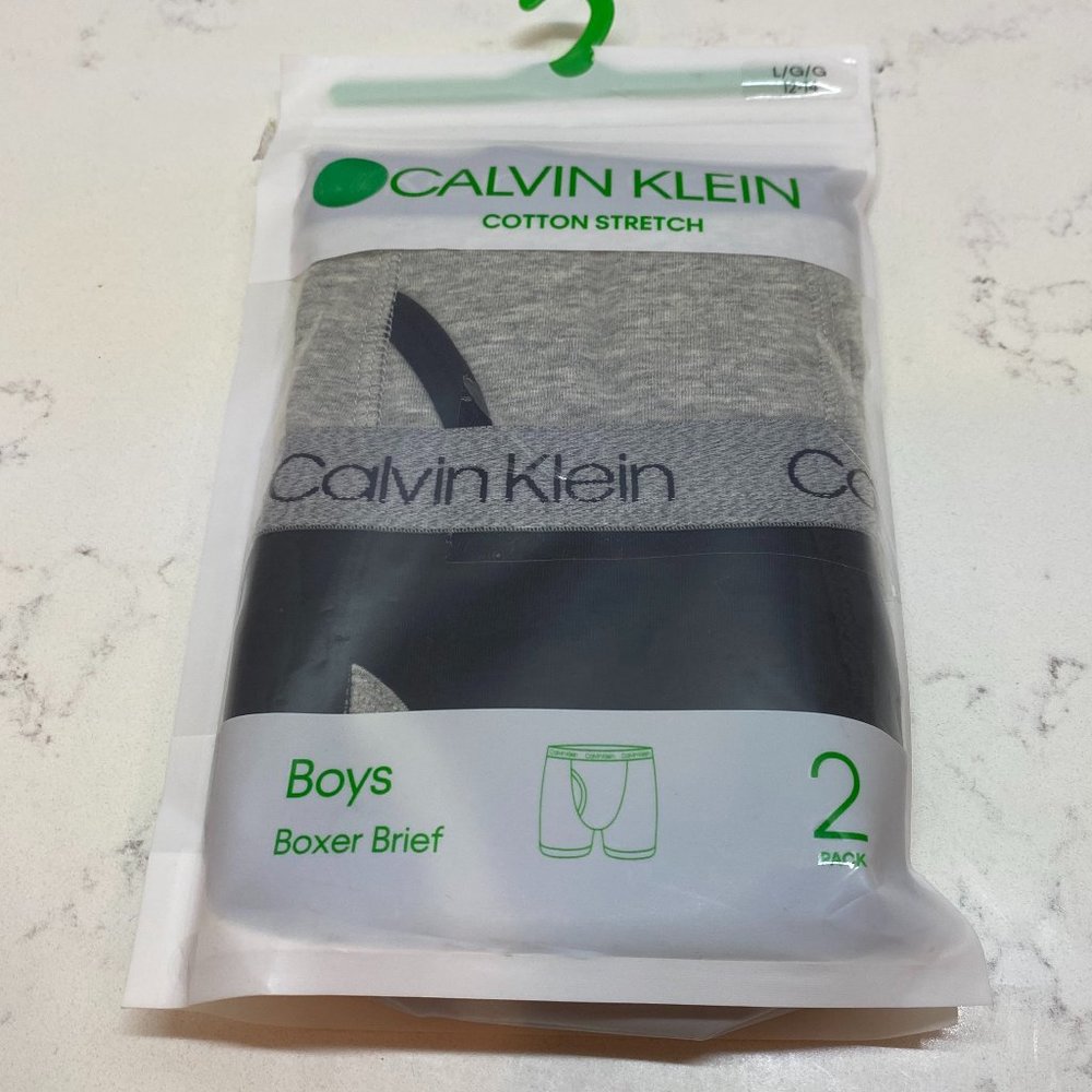 NWT Calvin Klein Cotton Stretch Multicolor 2 Boxer Briefs